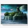 Pintura Diamante - Castillo en el cielo