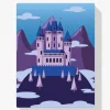 Pintura Diamante - Castillo en invierno