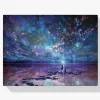 Pintura Diamante - Cielo estrellado de colores