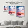 Pintura Diamante - Corazón a barco