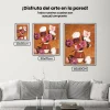 Pintura Diamante - Crisantemos y matorrales