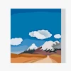 Pintura Diamante - Croquis de las montañas
