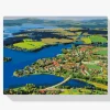 Pintura Diamante - Depósito de agua Lipno
