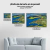 Pintura Diamante - Depósito de agua Lipno