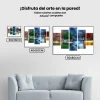 Pintura Diamante - Diferentes temporadas 5 paneles