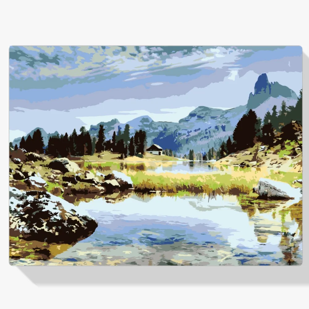 Pintura Diamante - Dolomitas