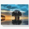 Pintura Diamante - El árbol solitario 2