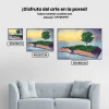 Pintura Diamante - El libro en las nubes