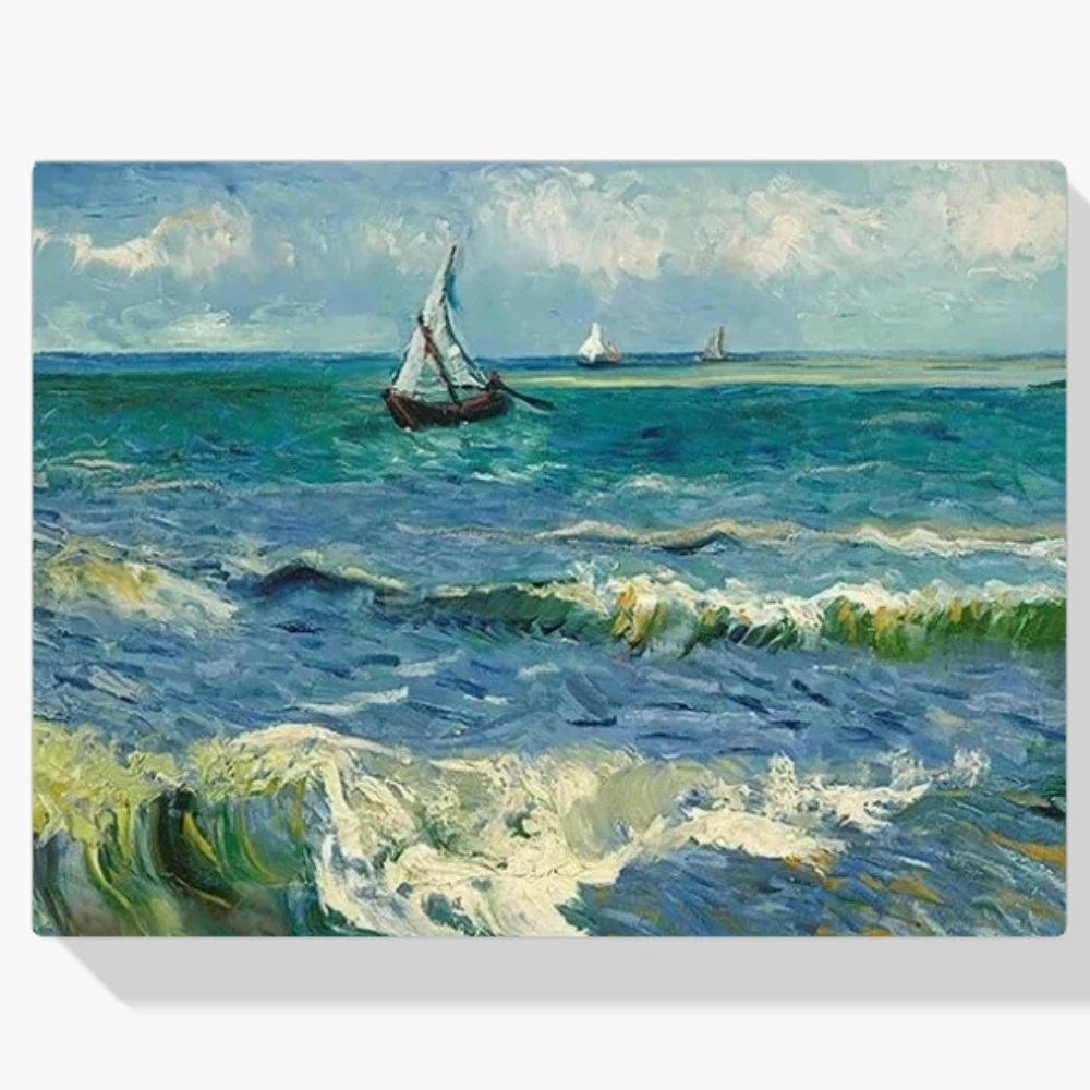 Pintura Diamante - El mar en Les Saintes