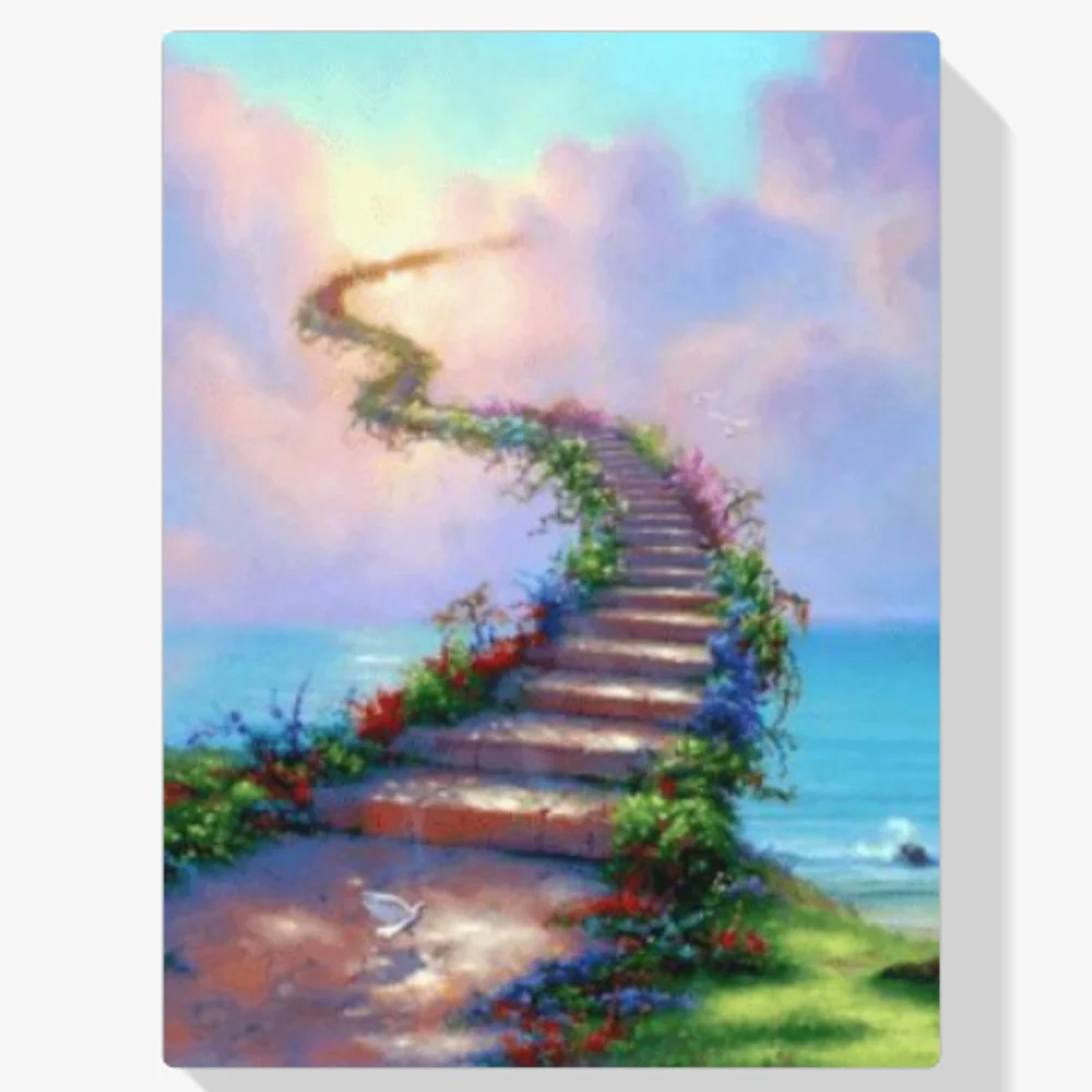 Pintura Diamante - Escalera al cielo