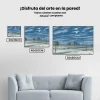 Pintura Diamante - Escena invernal a la luz de la luna