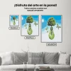 Pintura Diamante - Esfera, árbol, mariposas