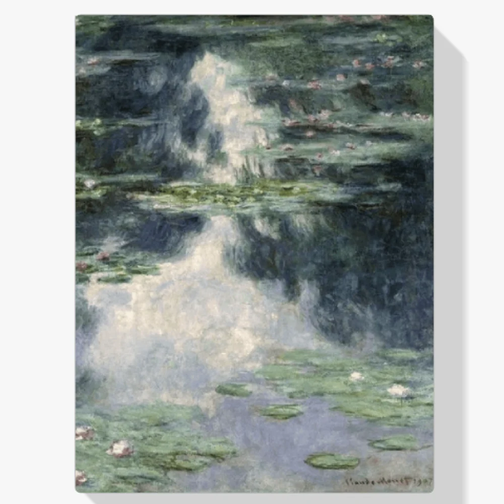 Pintura Diamante - Estanque con nenúfares