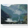 Pintura Diamante - Fiordo de Geiranger Noruega