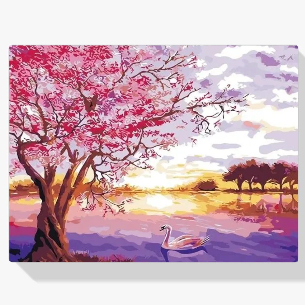 Pintura Diamante - Flor de cerezo japonés