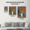 Pintura Diamante - Florero con amapolas rojas