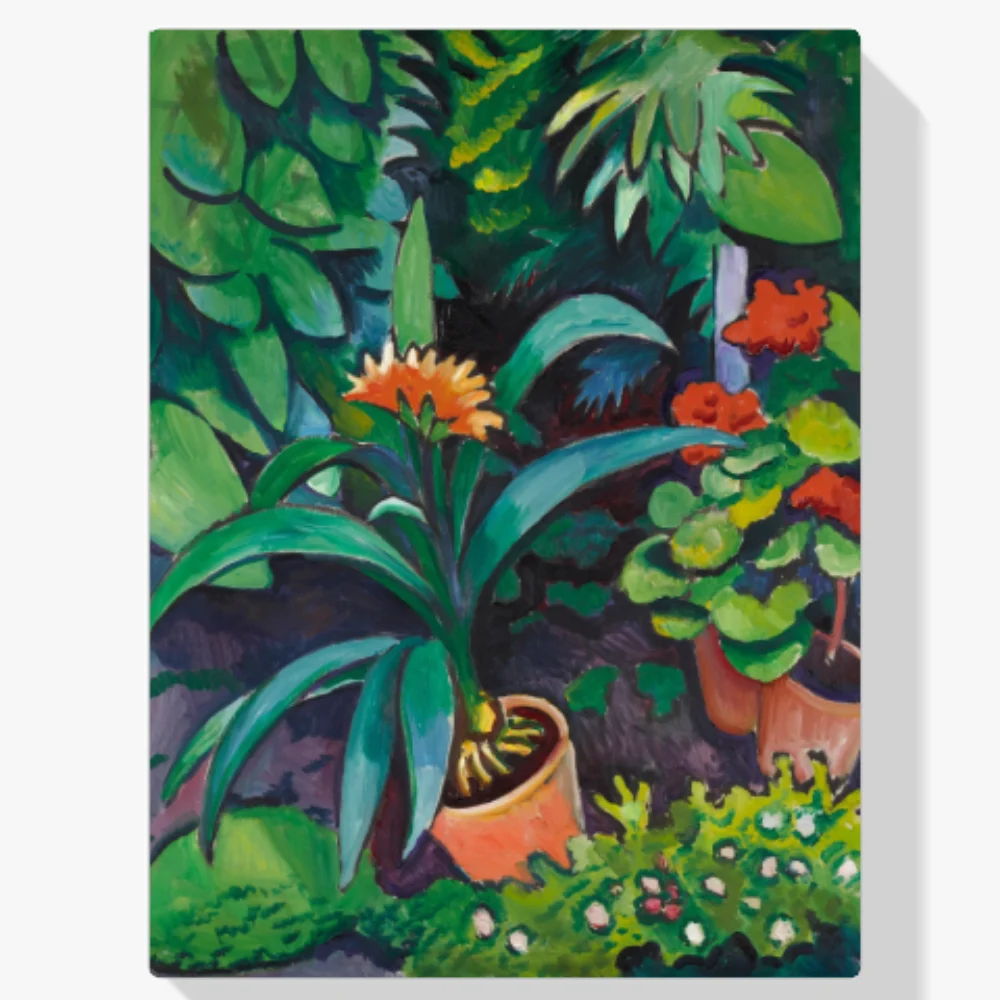 Pintura Diamante - Flores en el jardín