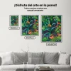 Pintura Diamante - Flores en el jardín