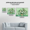 Pintura Diamante - Flores en un contenedor Van Gogh