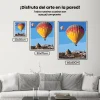 Pintura Diamante - Globos aerostáticos en la montaña