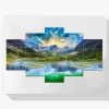 Pintura Diamante - Hermosas montañas 5 paneles