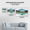Pintura Diamante - Hermosas montañas 5 paneles