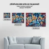 Pintura Diamante - Hojas caídas