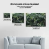 Pintura Diamante - Hojas de palmera