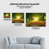 Pintura Diamante - Hojas en el bosque