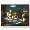 Pintura Diamante - Juego de póquer (1894)