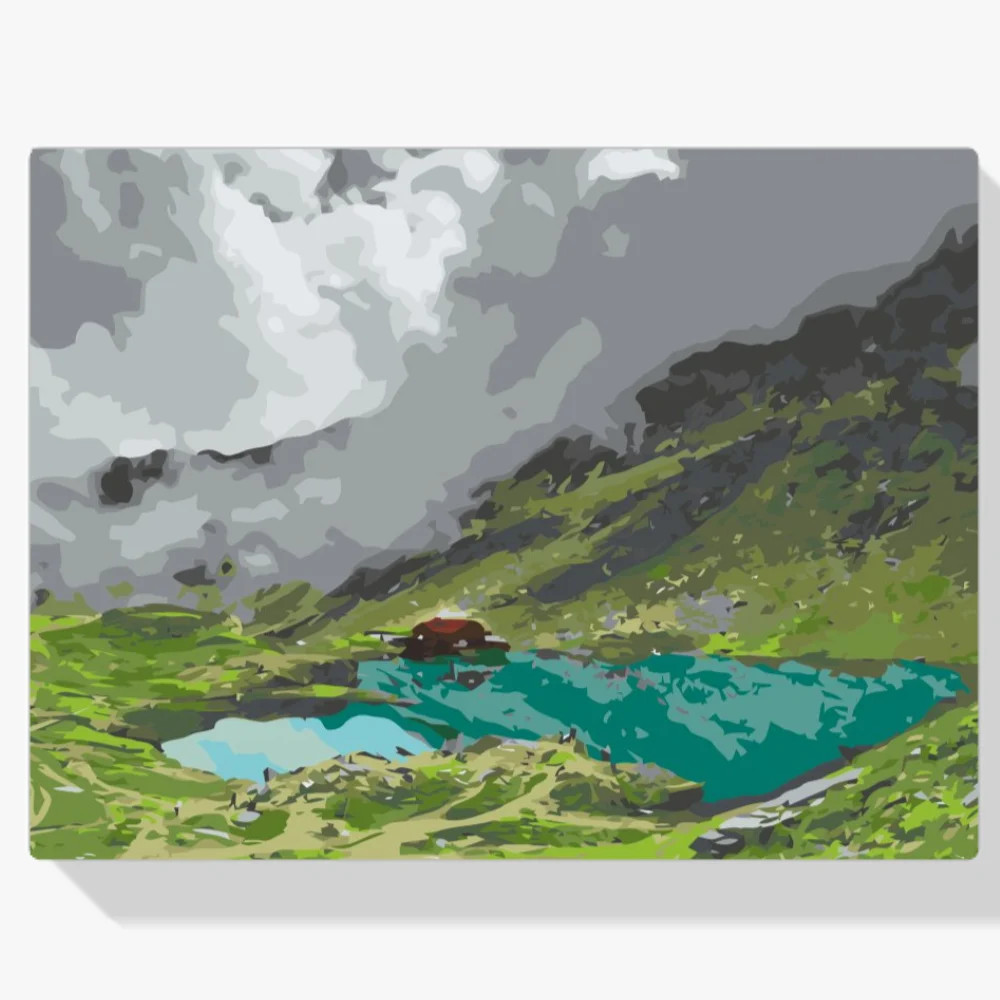 Diamond Painting - Lago Balea, Rumanía