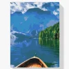 Pintura Diamante - Lago Braies, Italia
