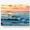 Pintura Diamante - Las olas del mar