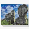 Pintura Diamante - Las ruinas del castillo de Čabrad, Eslovaquia