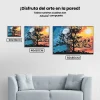 Pintura Diamante - Luna y Sol
