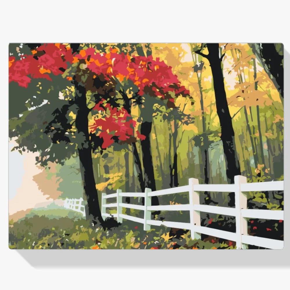 Pintura Diamante - Mañana de otoño