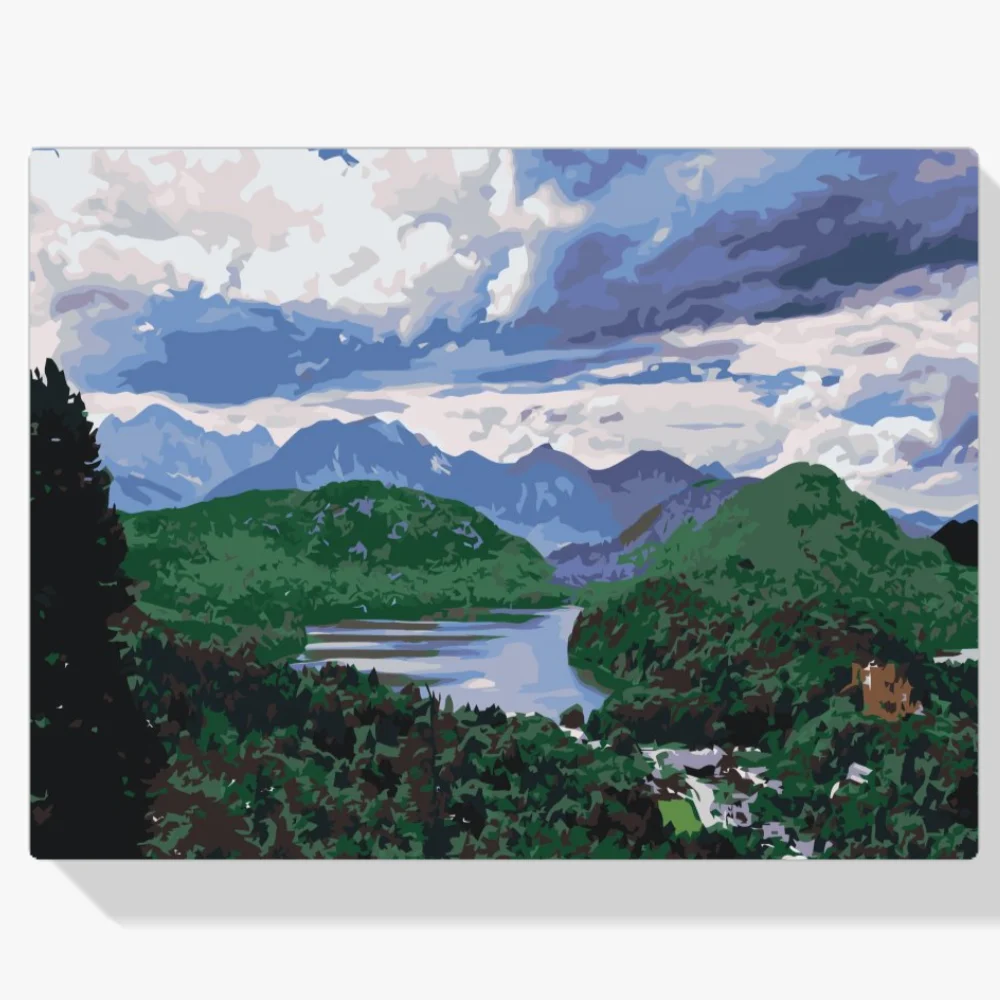 Pintura Diamante - Más en los Alpes