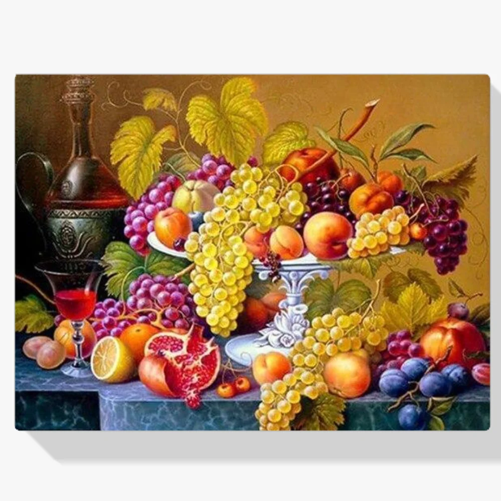 Pintura Diamante - Mezcla de frutas