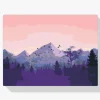 Pintura Diamante - Montañas al atardecer