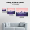 Pintura Diamante - Montañas al atardecer