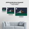 Pintura Diamante - Montañas de noche
