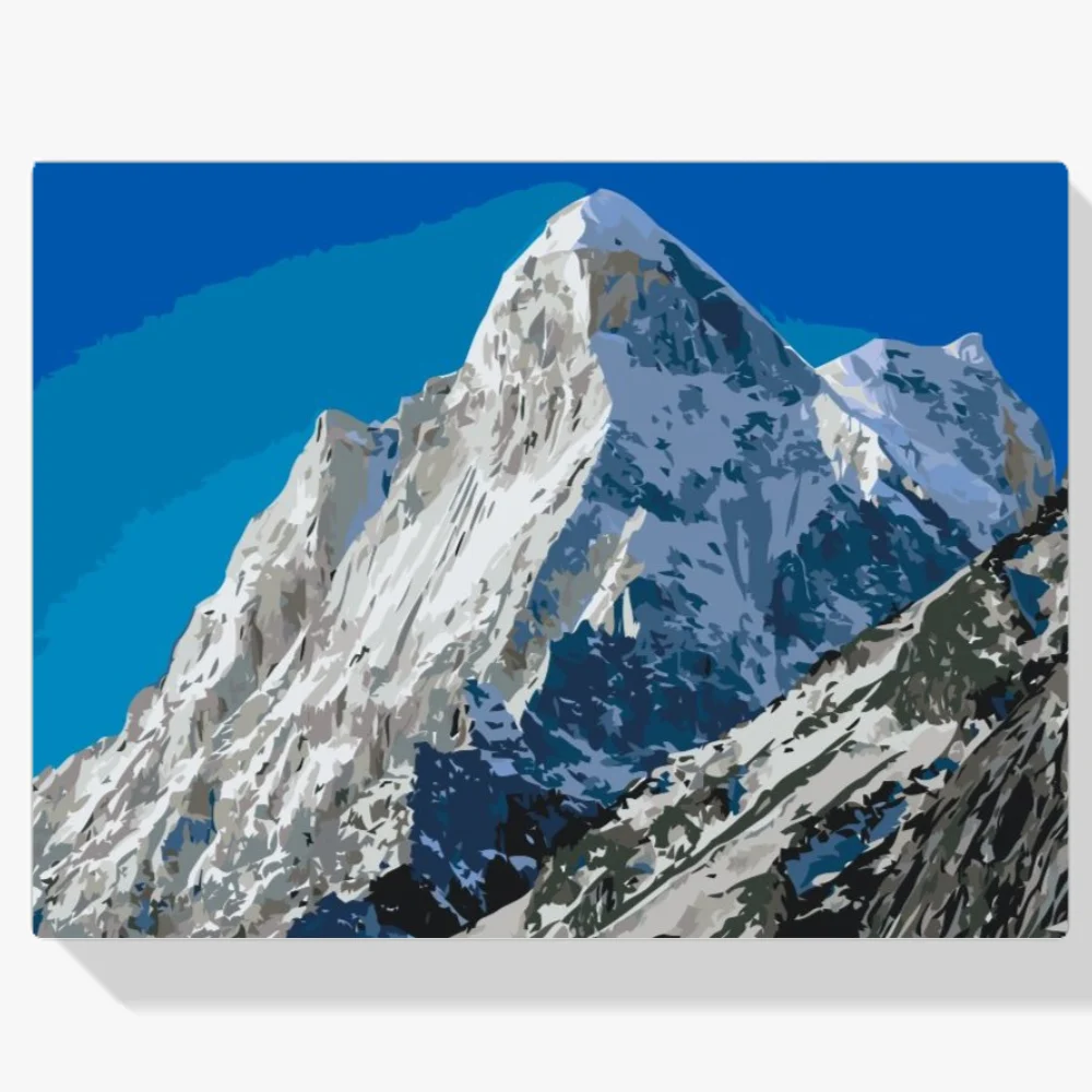 Pintura Diamante - Montañas nevadas