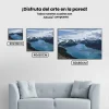 Pintura Diamante - Montañas nevadas junto al lago