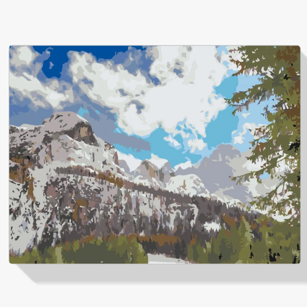 Pintura Diamante - Monte Civetta, Dolomitas 2