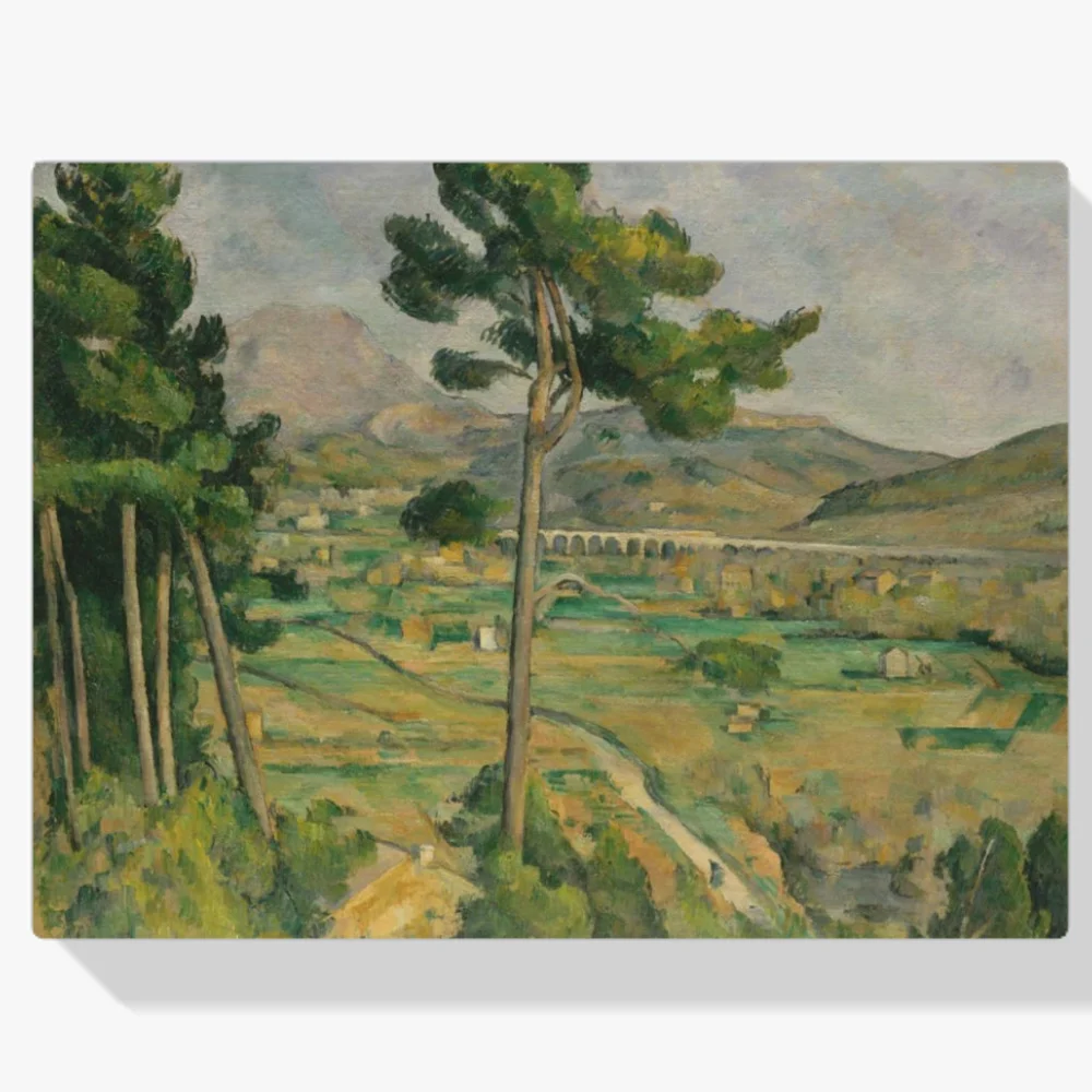 Pintura Diamante - Monte Sainte-Victoire y viaducto