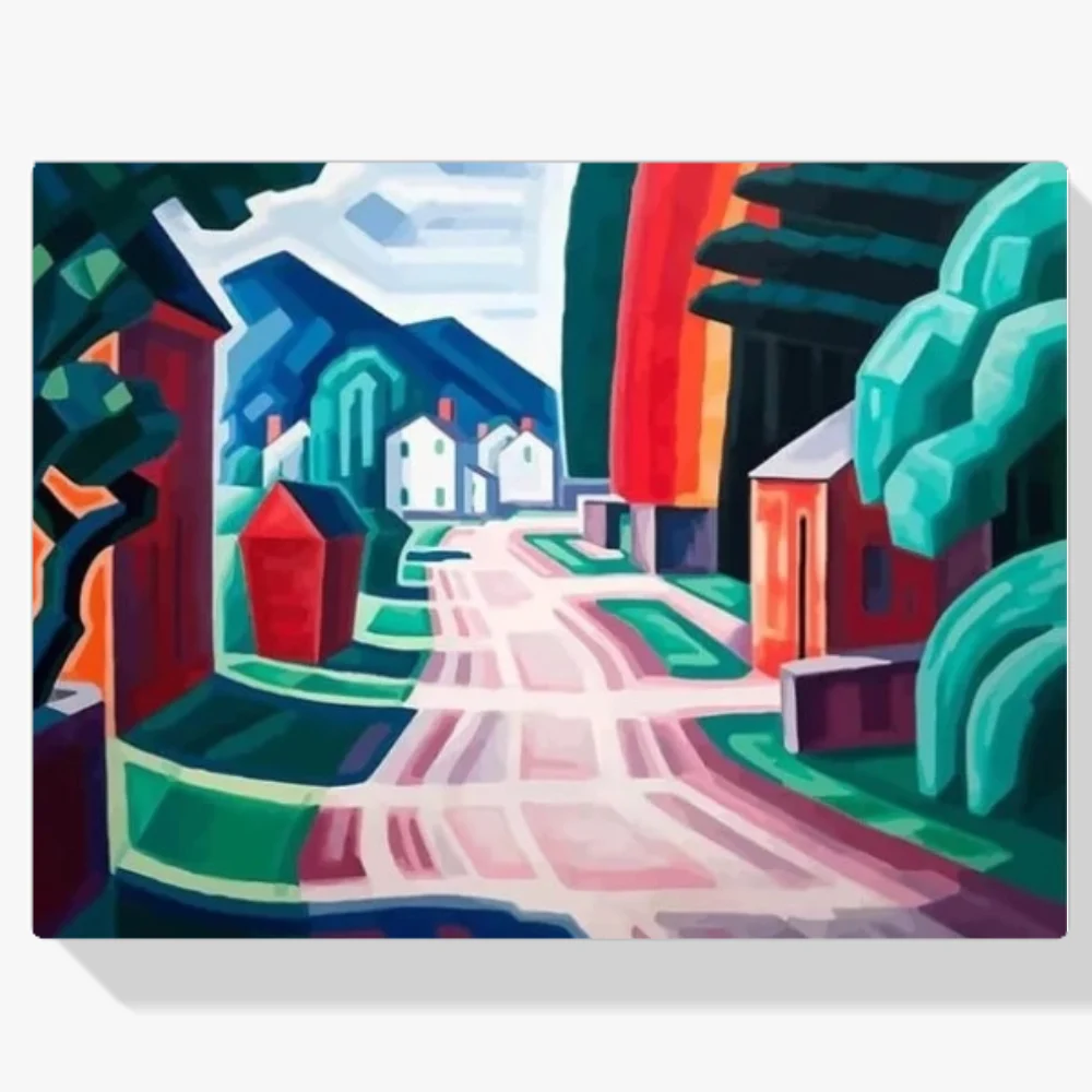 Pintura Diamante - Motivo de luz en el oeste de Nueva Jersey