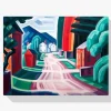 Pintura Diamante - Motivo de luz en el oeste de Nueva Jersey