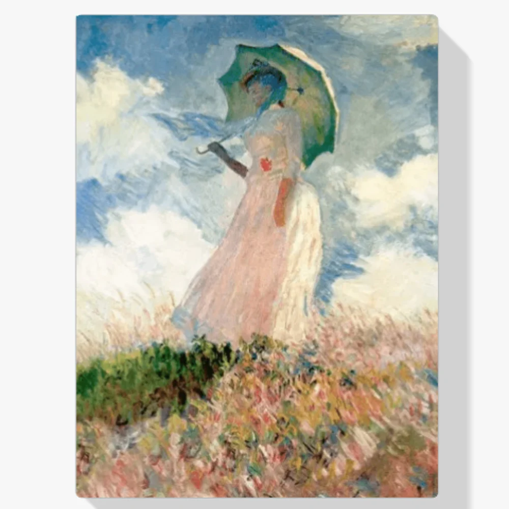 Pintura Diamante - Mujer con paraguas