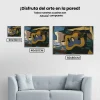 Pintura Diamante - Naturaleza muerta con guitarra