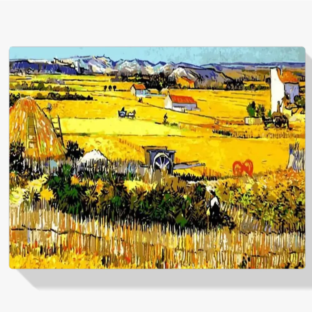 Pintura Diamante - Paisaje campesino Van Gogh
